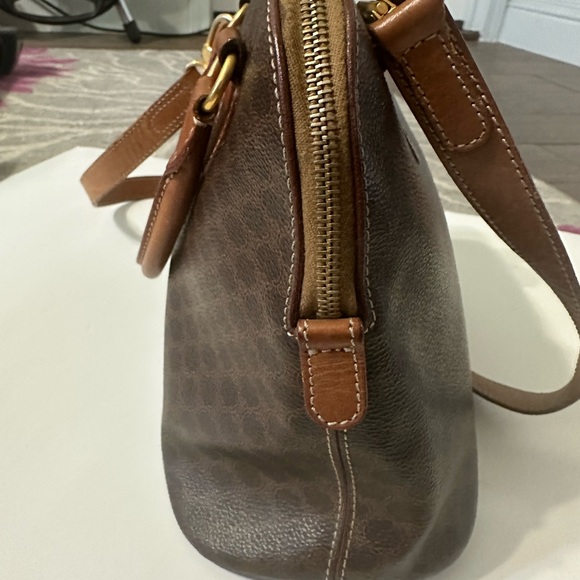 Celine Brown Leather Satchel - Picture 3 of 10